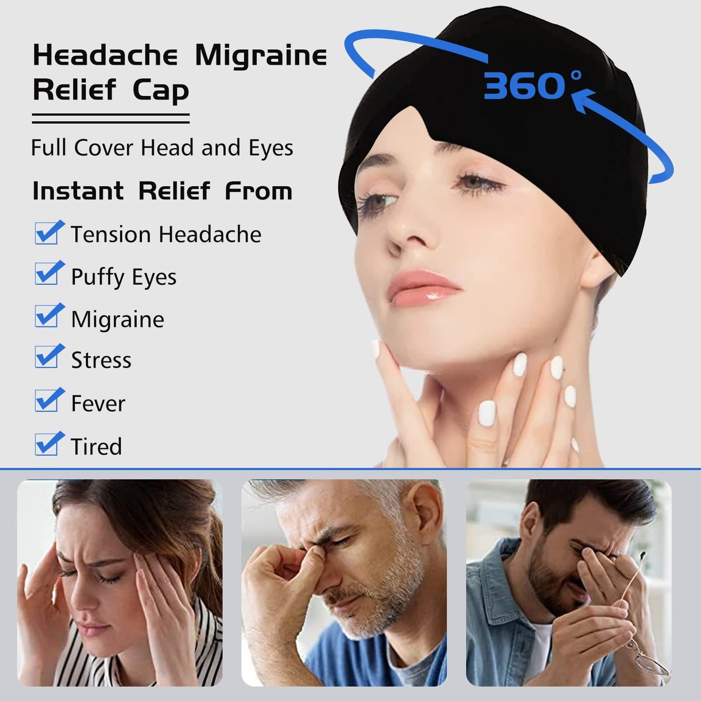 The ChillCrown Therapeutic Head Wrap